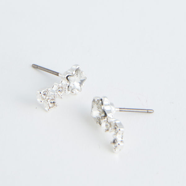 Ear Sense Crystal Star Drop Earrings