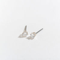 Cubic Zirconia Silver Stud Earring