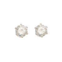 Cubic Zirconia Silver Stud Earring