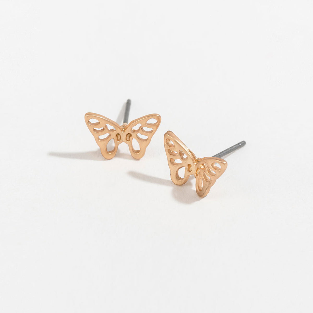 Stud Buds Gold Butterfly Stud Earrings