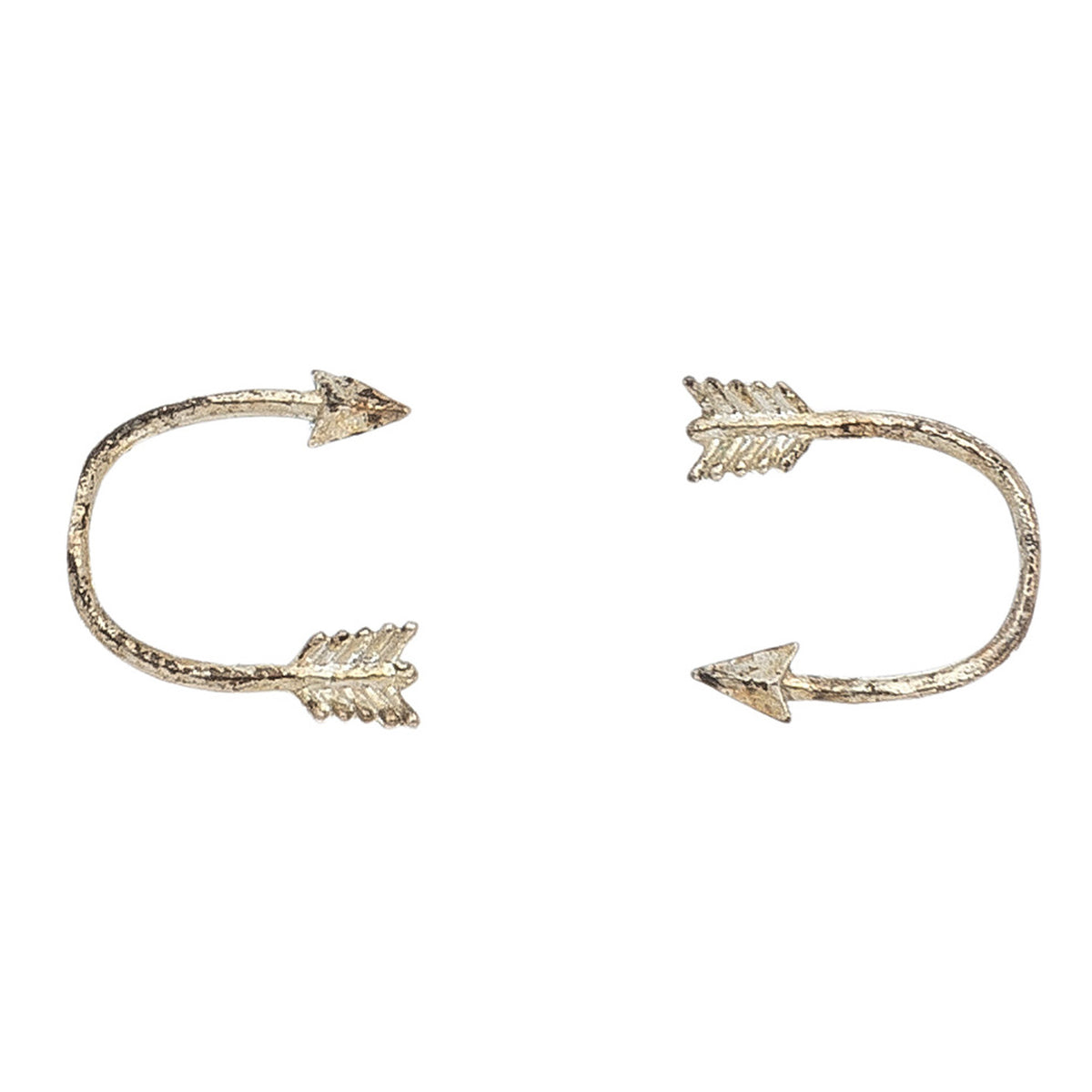 Stud Buds Silver Arrow Stud Earrings