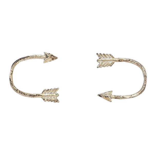 Stud Buds Silver Arrow Stud Earrings