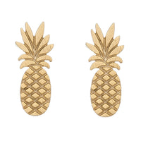 Stud Buds Gold Pineapple Stud Earrings