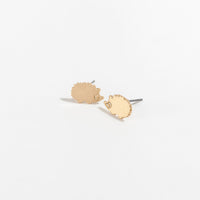 Stud Buds Gold Hedgehog Stud Earrings