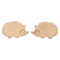 Stud Buds Gold Hedgehog Stud Earrings