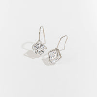 Dazzler Cubic Zirconia Diamond Drop Earrings