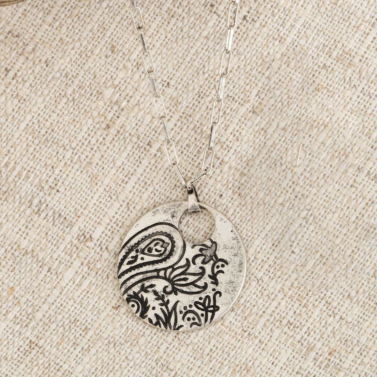 Norah Mandala Pendant Necklace