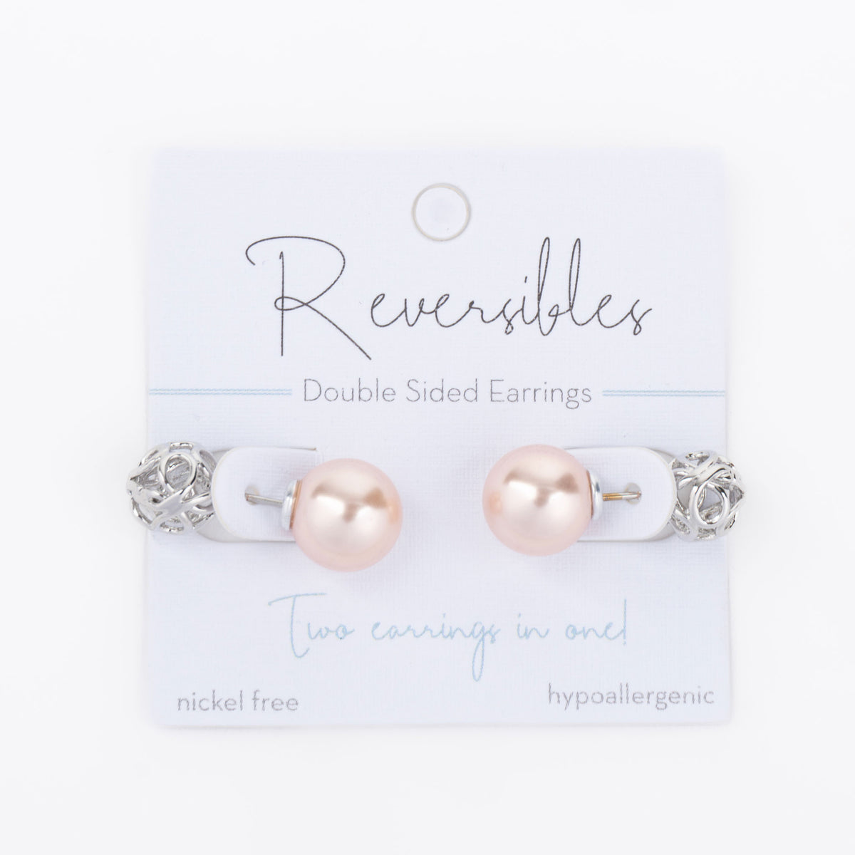 Filigree & Pearl Reversible Earrings