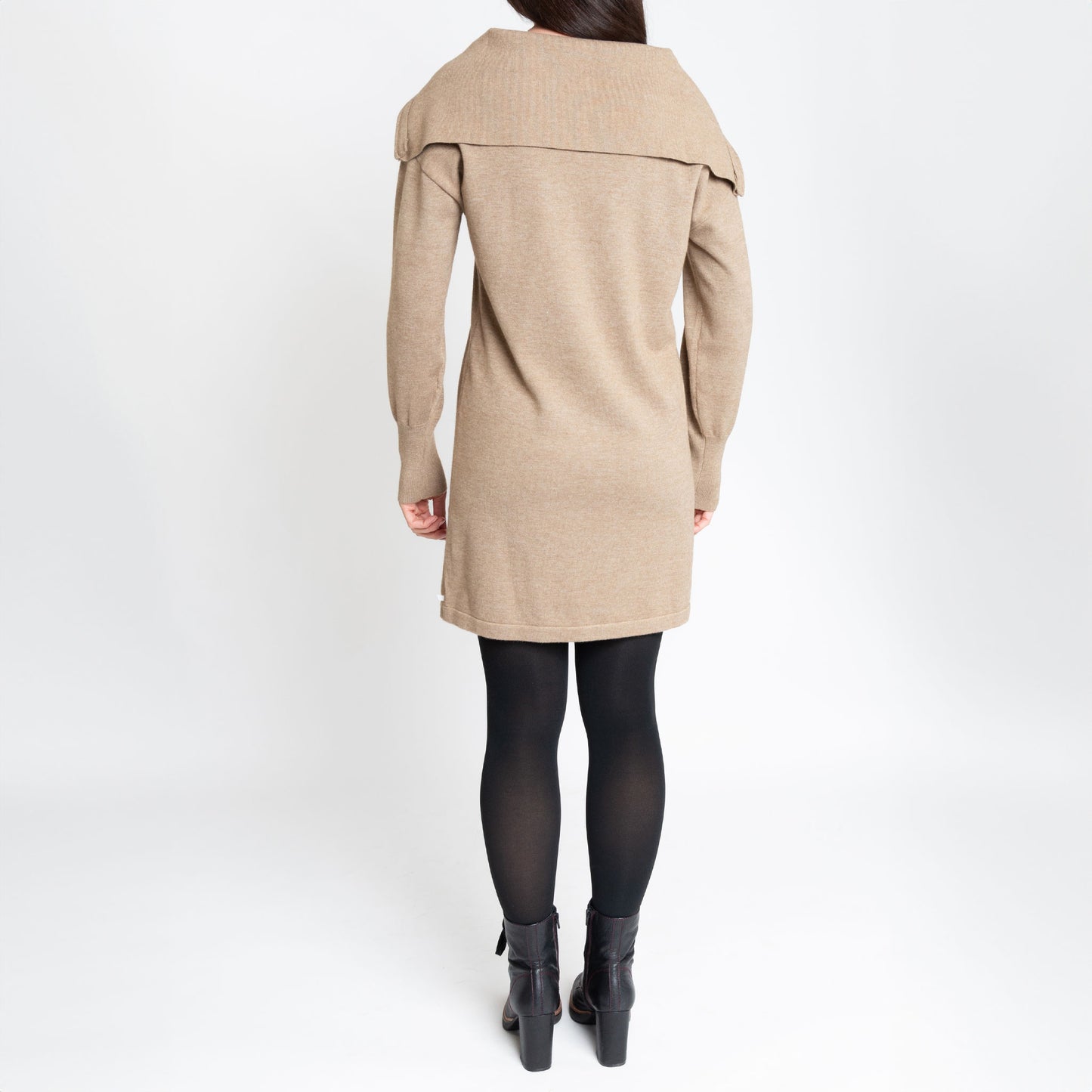 Alessia Quarter Zip Sweatshirt Dress