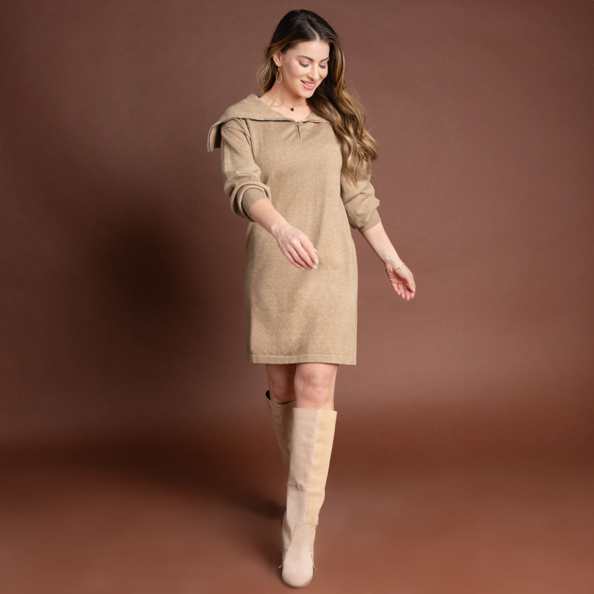 Alessia Quarter Zip Sweatshirt Dress XL Alessia Quarter Zip Sweatshirt Dress XL