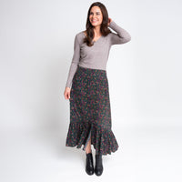 Joie Paisley Tiered Maxi Skirt