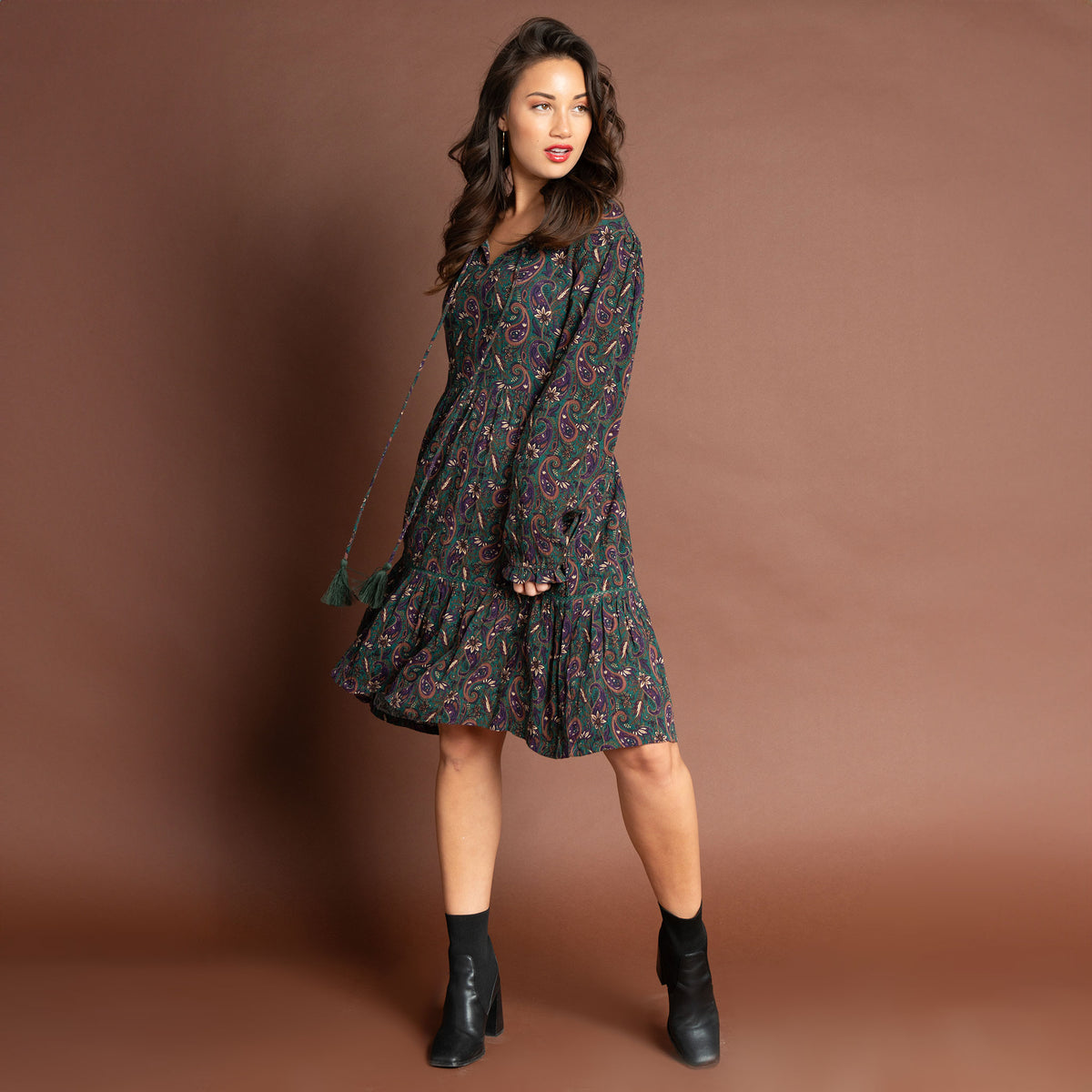 Joie Tiered Mini Dress Small Joie Tiered Mini Dress Small