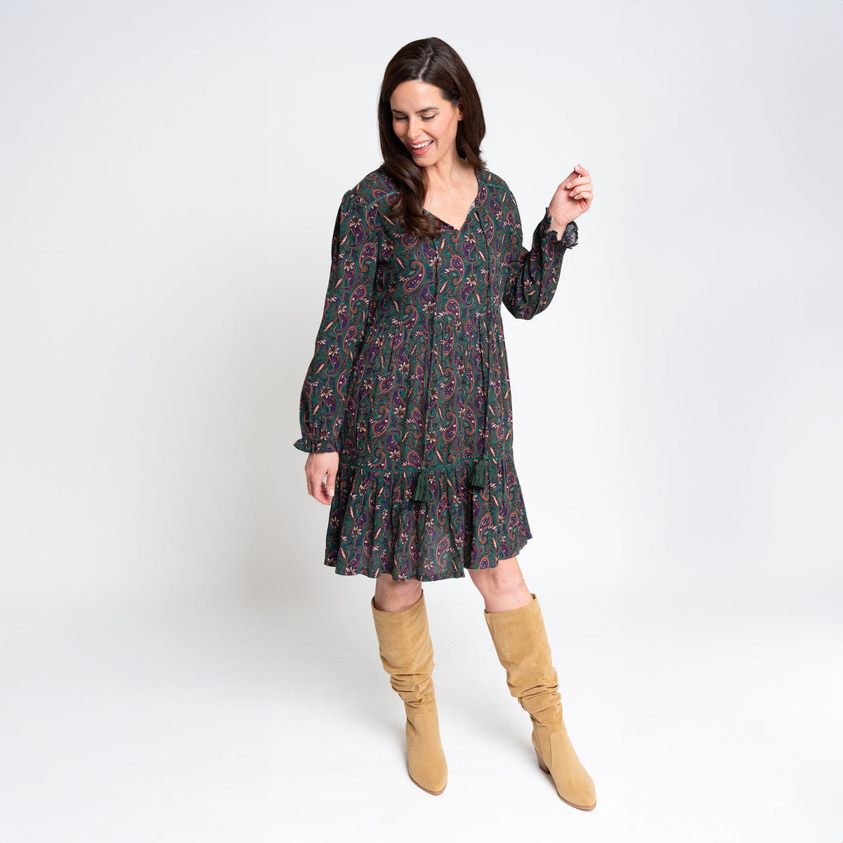 Joie Tiered Mini Dress - Small Joie Tiered Mini Dress - Small