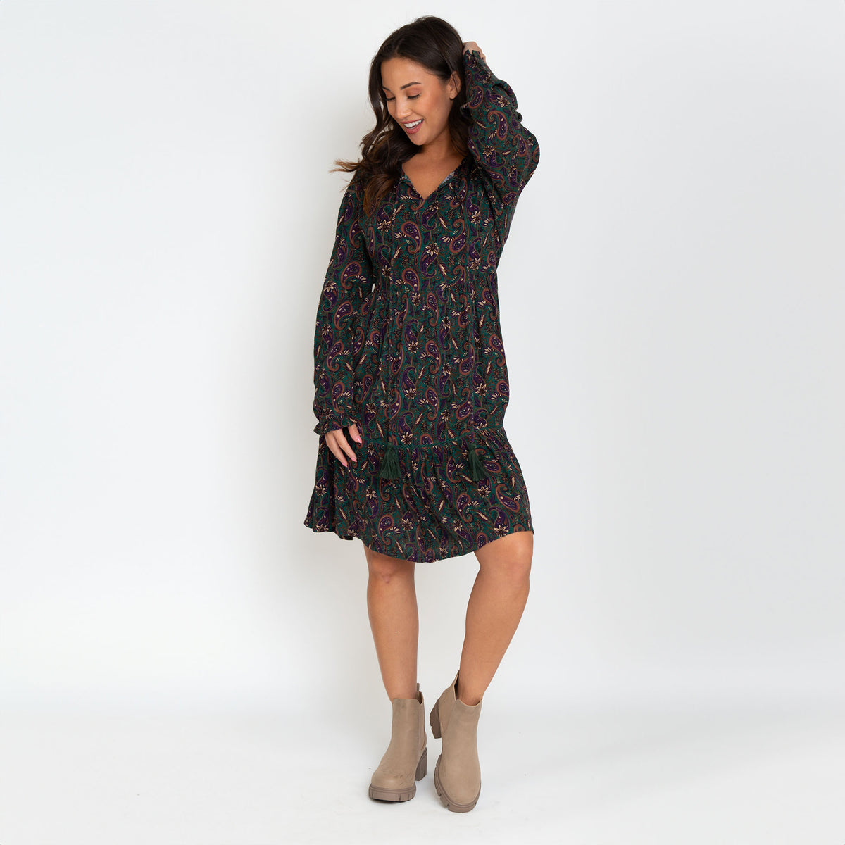 Joie Tiered Mini Dress