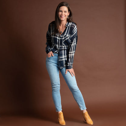 Hunter Plaid Button Up Shirt