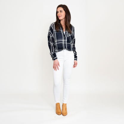 Hunter Plaid Button Up Shirt
