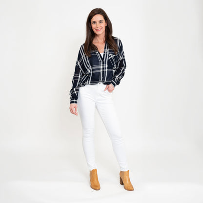 Hunter Plaid Button Up Shirt