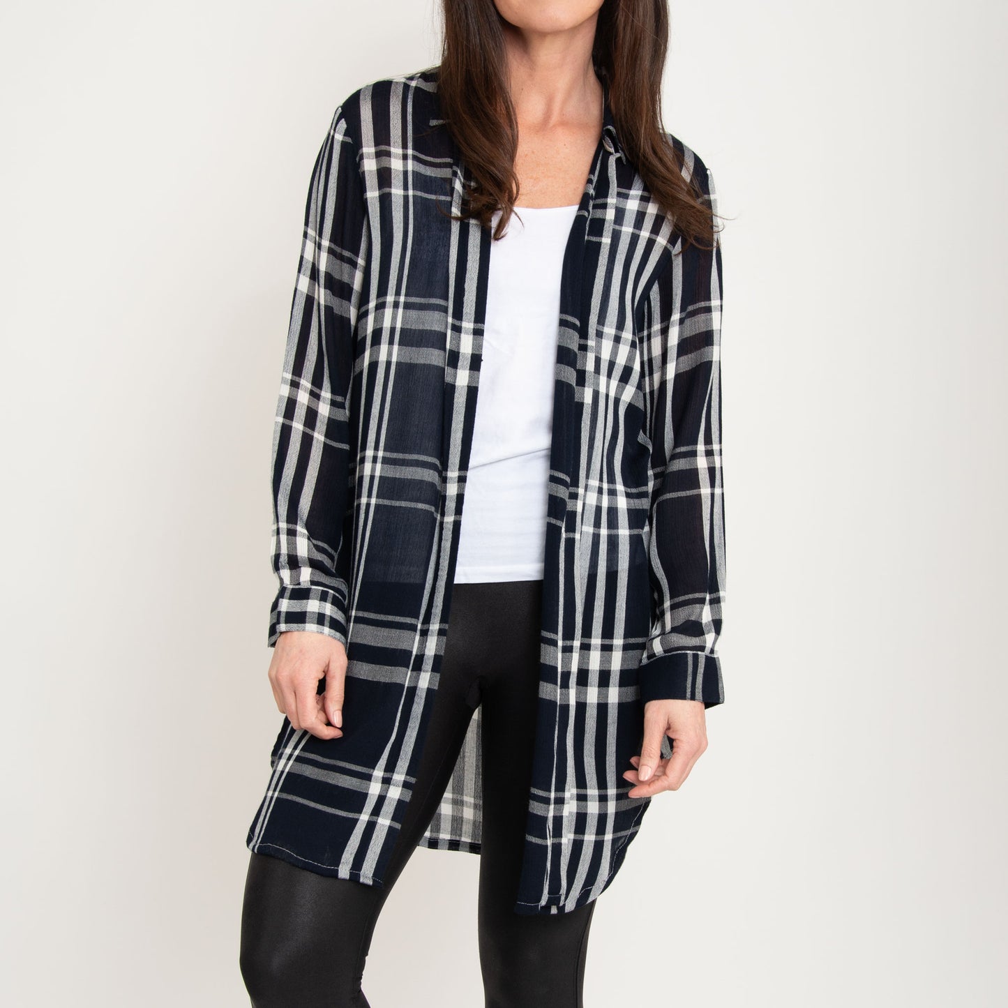 Hunter Plaid Duster Shirt