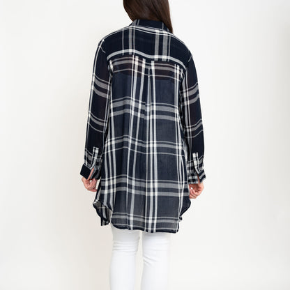 Hunter Plaid Duster Shirt