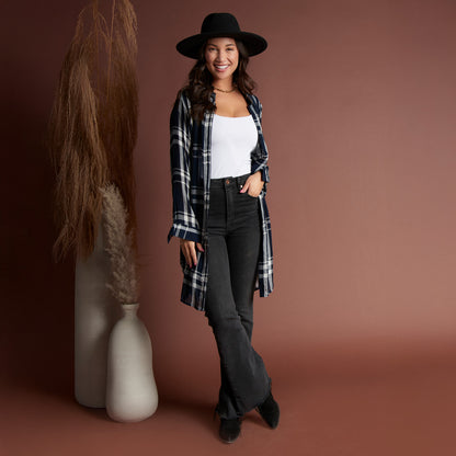 Hunter Plaid Duster Shirt