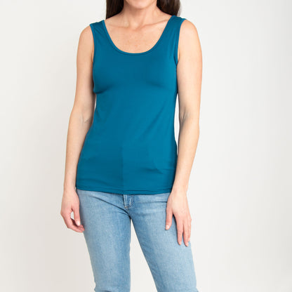 Audrey Reversible Scoop Neck and V-Neck Stretch Tank Top