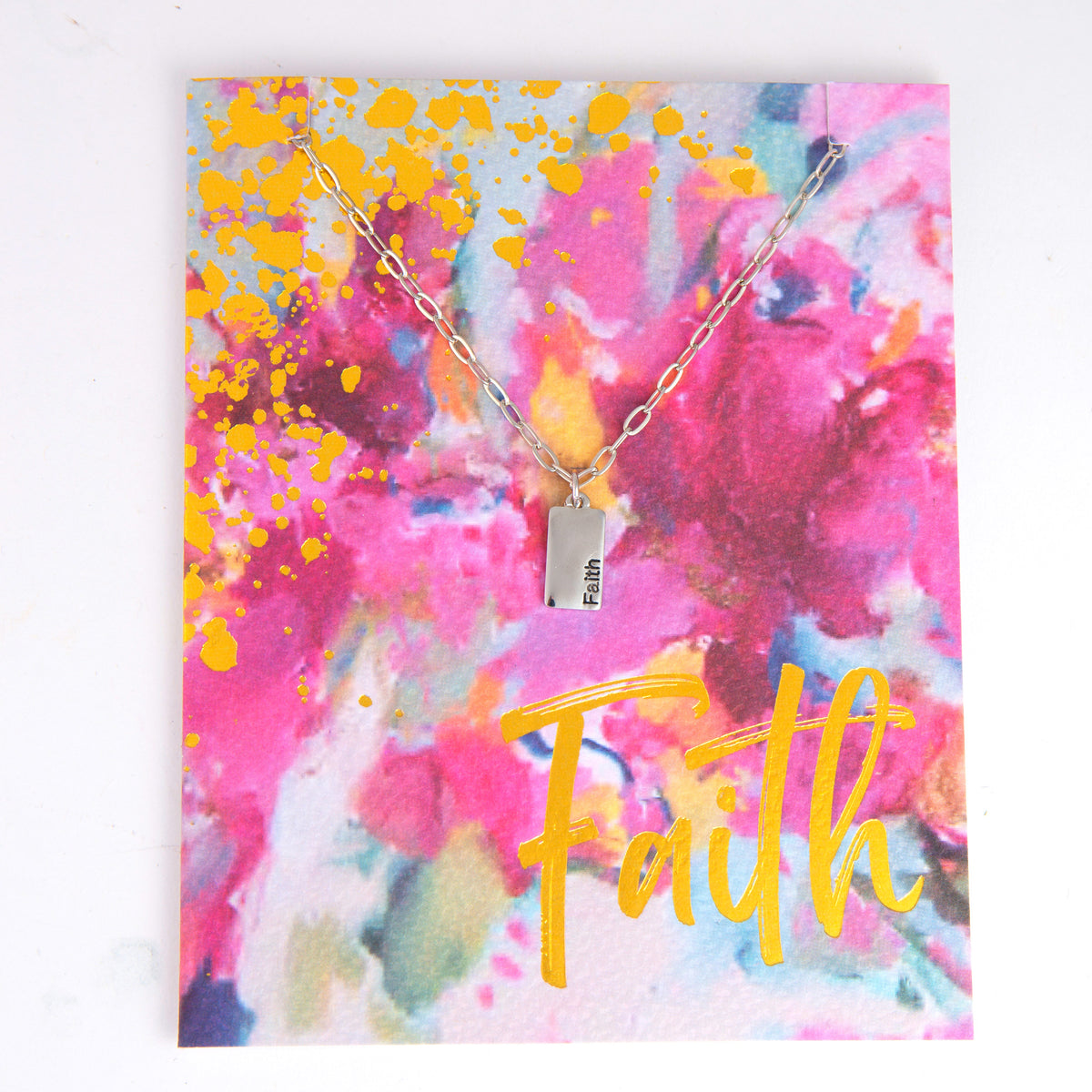 Amira Faith Greeting Card with Pendant Necklace