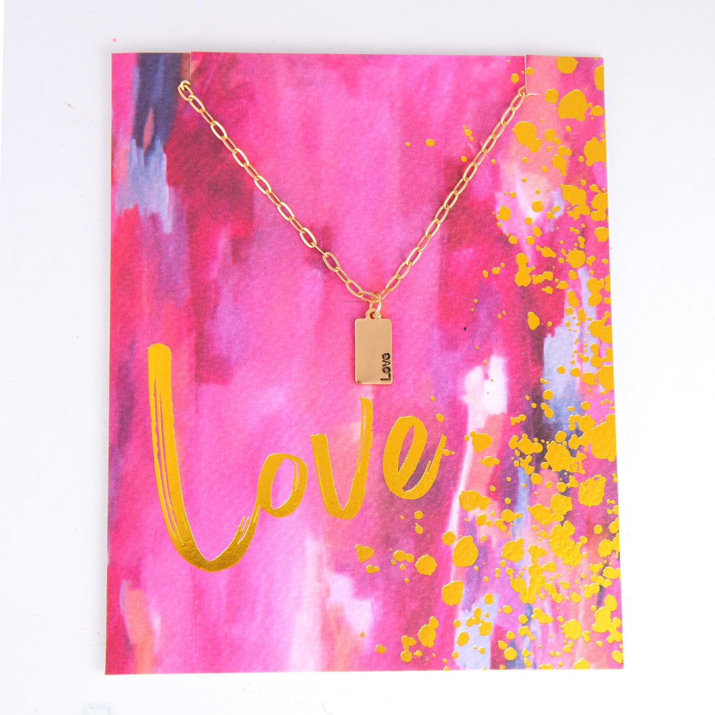 Amira Love Greeting Card with Pendant Necklace