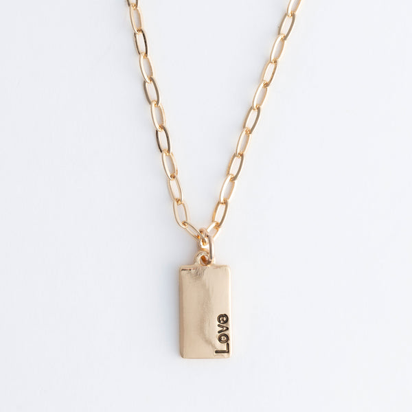 Amira Love Greeting Card with Pendant Necklace