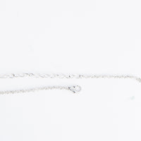 Zenni Engraved Antique Silver Moon 18" Pendant Necklace