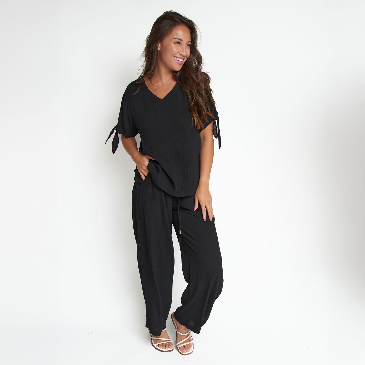 Nika V-Neck Sleeveless Tank Top Blouse