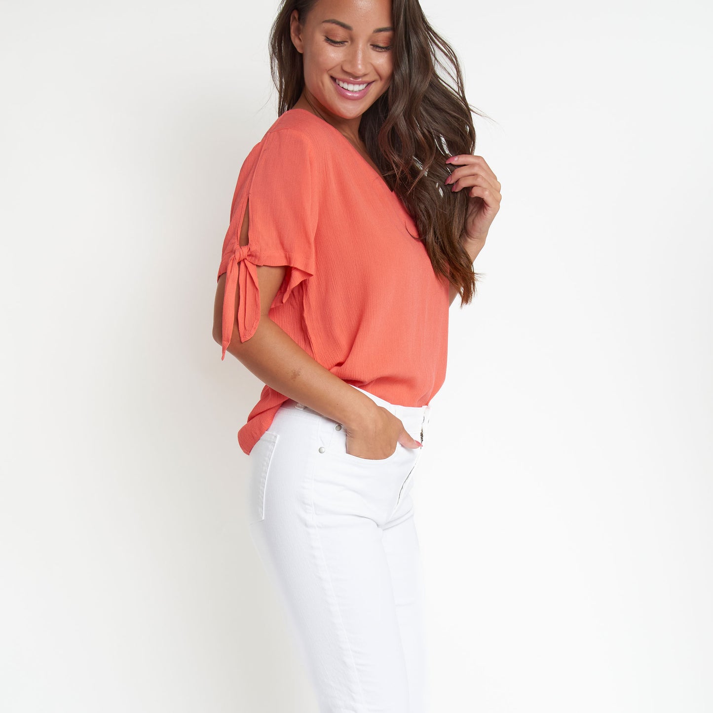 Nika V-Neck Sleeveless Tank Top Blouse