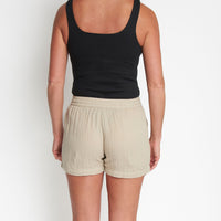 Dylan Cotton Gauze Drawstring Shorts