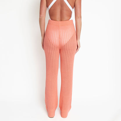 Catalina Knit Wide Leg Drawstring Beach Pants
