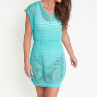 Santorini Lightweight Open Knit Swim Cover Up