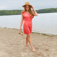 Santorini Lightweight Open Knit Swim Cover Up