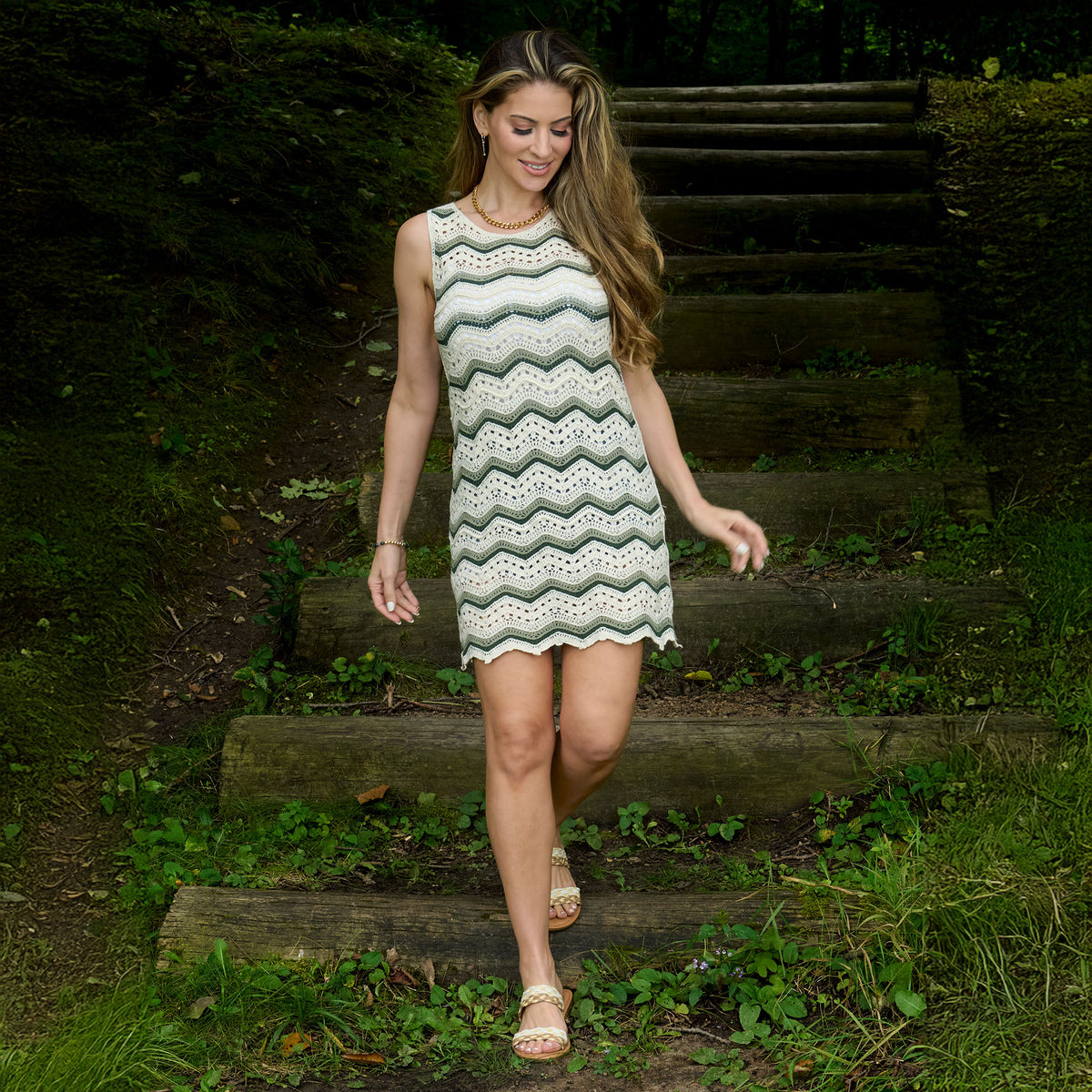 scoop crochet dress Metallic Crochet Scoop Neck Maxi Sweater Dress