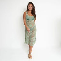 Nova Crochet Swim Cover Up Beach Dress