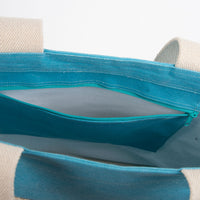 Aruba Water Resistant Hand Embroidered Beach Tote Bag