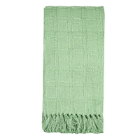 Jayde Sage Handwoven Indoor/Outdoor 50x70" Throw Blanket