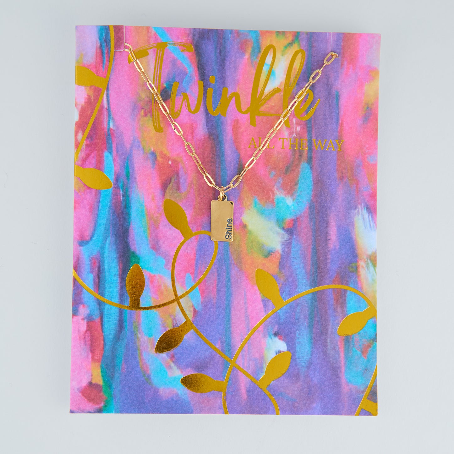 Amira Twinkle Greeting Card with Pendant Necklace