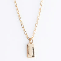 Amira Simply Blessed Greeting Card with Pendant Necklace