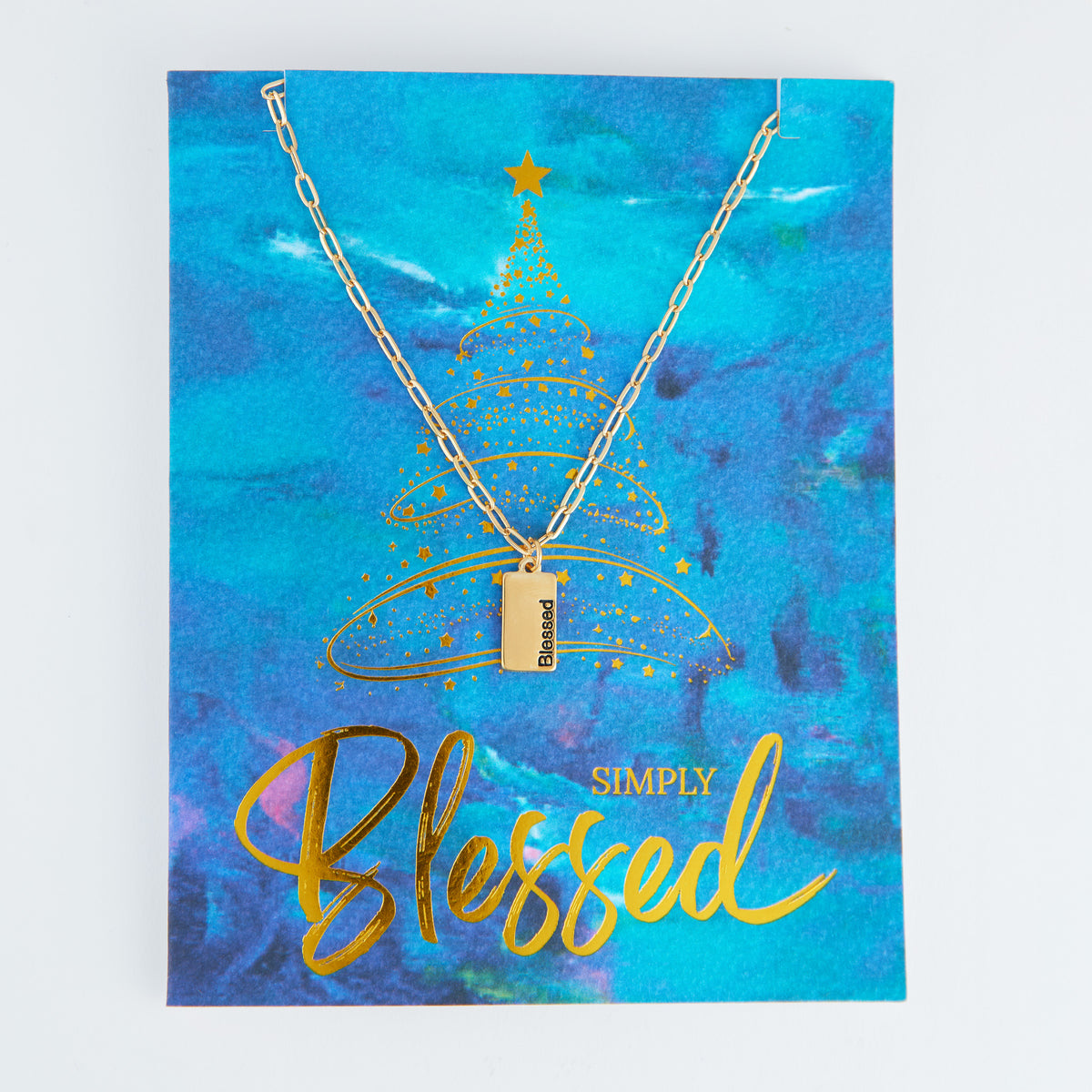 Amira Simply Blessed Greeting Card with Pendant Necklace