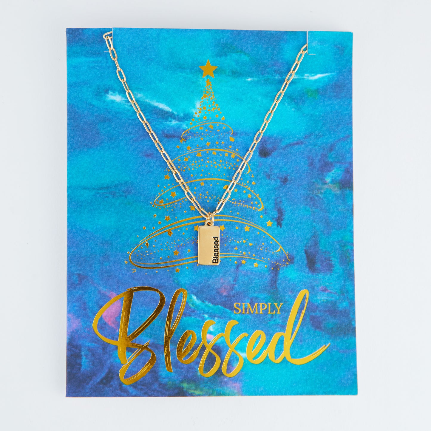 Amira Simply Blessed Greeting Card with Pendant Necklace