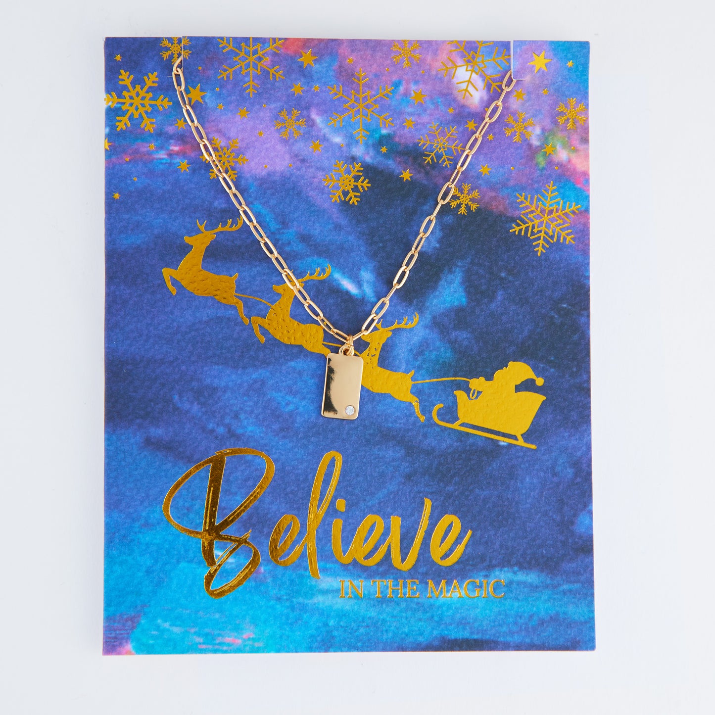 Amira Believe Greeting Card with Pendant Necklace