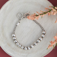 Wild Spirit Darcie Silver Beaded Bracelet