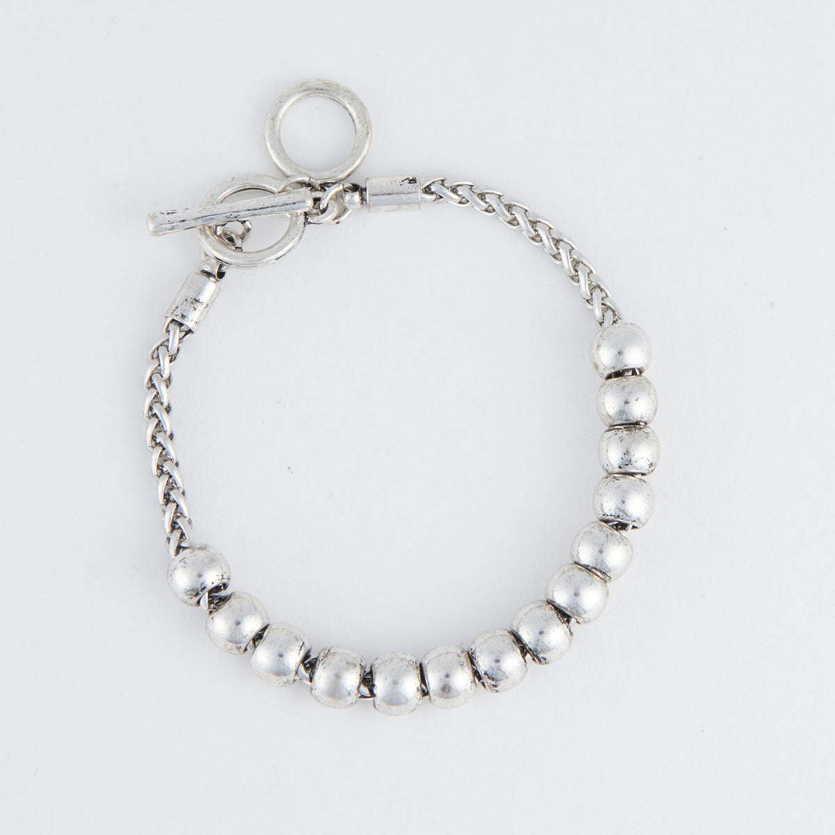 Wild Spirit Darcie Silver Beaded Bracelet