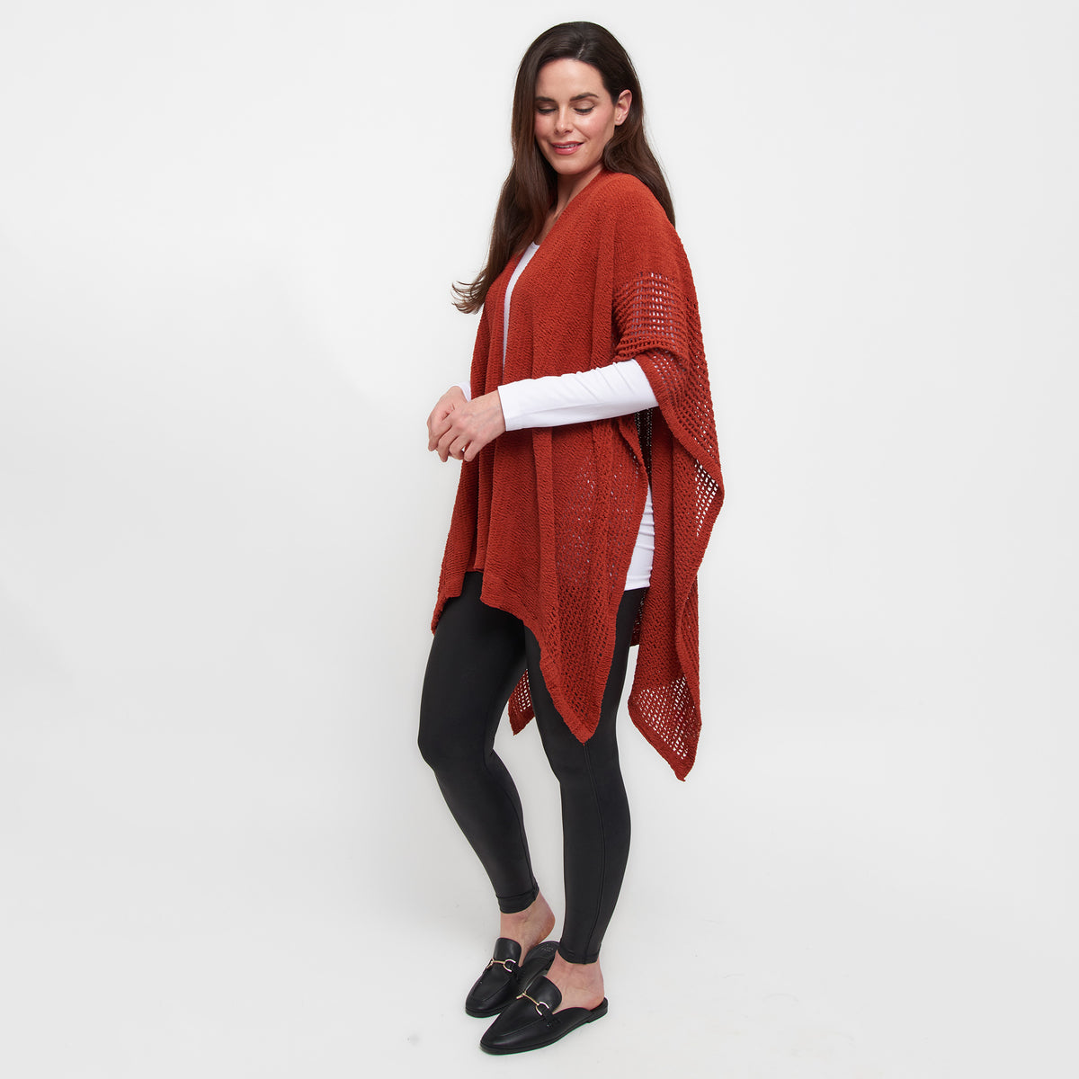 Presley One Size Open Sweater Knit Wrap