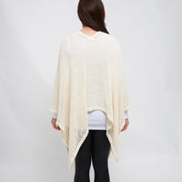 Presley One Size Open Sweater Knit Poncho