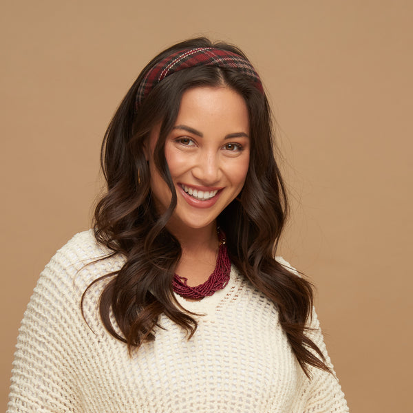 Jules Plaid Fashion Headband