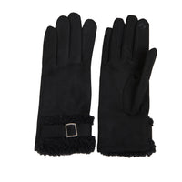 Morgan Teddy Bear Cuff Texting Winter Gloves
